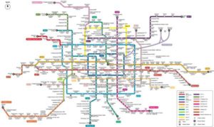 Mapa metra Peking (pro stažení klikni zde)